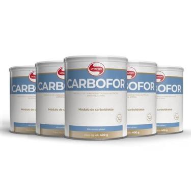Imagem de Kit 5 Carbofor Vitafor Módulo De Carboidratos 400G