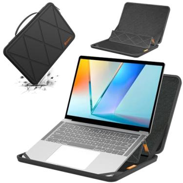 Imagem de Smatree Capa rígida MS63 com suporte compatível com ASUS Vivobook Flip 14 TP470/TM420 de 14 polegadas, para ExpertBook B5 Flip B5402F, Zenbook Duo 14, para ASUS L410 de 14 polegadas, para