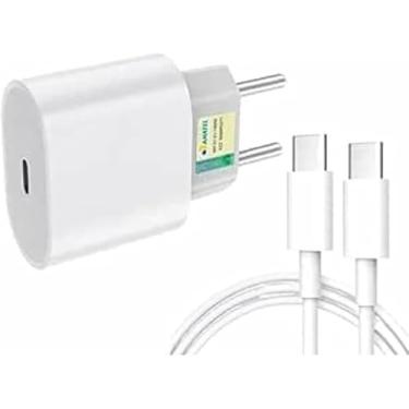 Imagem de Kit com 2 Carregadores Turbo Premium 30W, com Cabo Tipo-C para Tipo-C 1m, Power Delivery, Branco – Compatível com Smartphones, Tablets, Notebooks, Fones de Ouvido e Consoles.