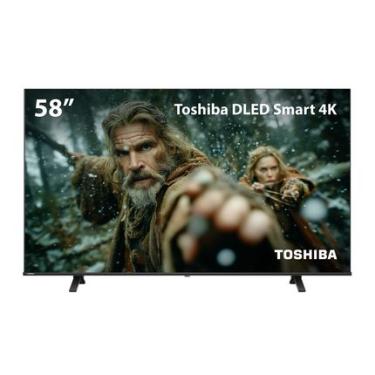 Imagem de Smart TV DLED 58" 4K Toshiba VIDAA 3 HDMI 2 USB Wi-Fi TB056