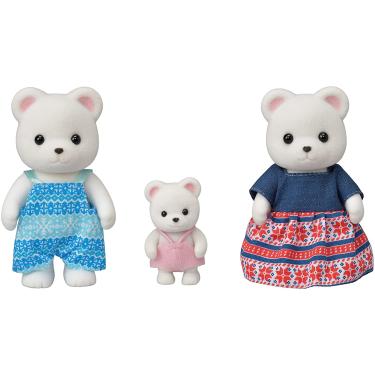 Imagem de Familia Dos Ursos Polares Conjunto de Figuras - Sylvanian Families - 5396 EPOCH MAGIA