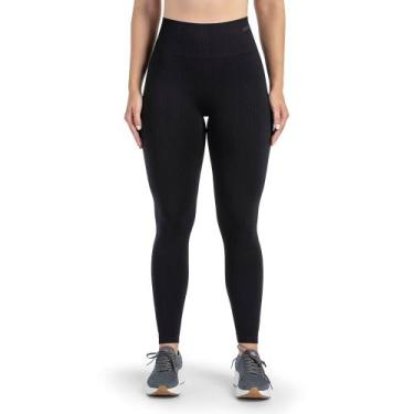 Imagem de Legging Knit Minimal Olympikus Feminina, Preto, G