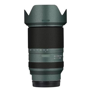 Imagem de Adesivo de lente de câmera antiarranhões para Tamron 28-300mm F4-7.1 adequado para Sony Mount Coat Wrap película protetora película protetora capa 28-300 F4-7.1 (verde turquesa)