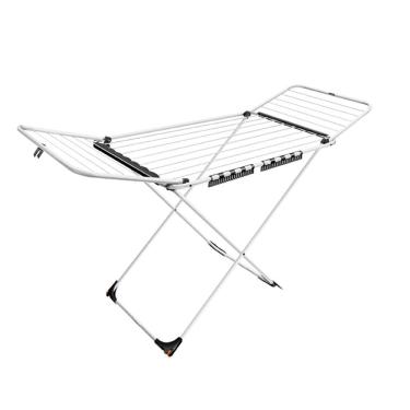 Imagem de Varal De Chão Com Abas Big Aço Branco Abas Resistente 26kg