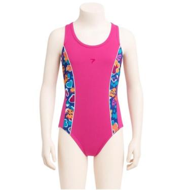 Imagem de Maiô Esportivo Nadador Infantil Tecido C/ Proteção UV FPS 50 - SETE TR