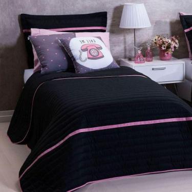 Imagem de Cobre Leito Solteiro Inove Dupla Face 200 Fios 4 Peças - Call Me - Old