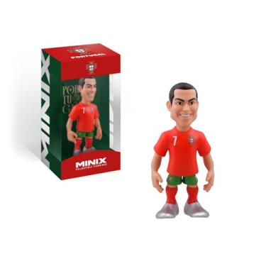 Imagem de MINIX COLLECTIBLE FIGURINES - Estatueta esportiva colecionável de 12 cm, Cristiano Ronaldo, Portugal