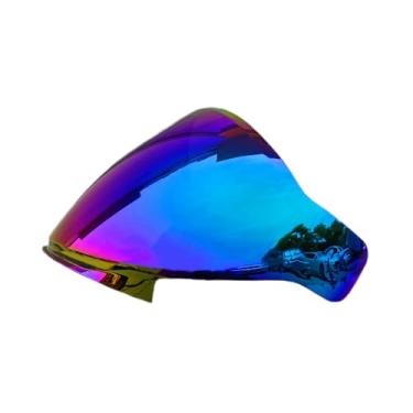 Imagem de Viseira de proteção de capacete S30 para MOTORAX S30 GSB G263/JET-3 Protetor solar de rosto aberto para-brisa Viseira Capacete De Moto Acessórios (apenas uso no dia do arco-íris)