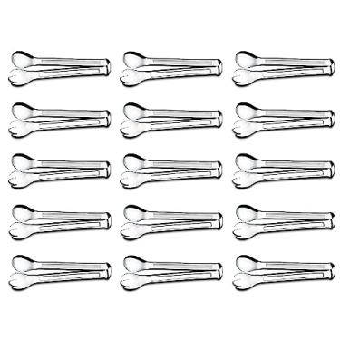 Imagem de Kit 15 Pçs Pegador De Salada Inox Restaurante Multiuso 20cm