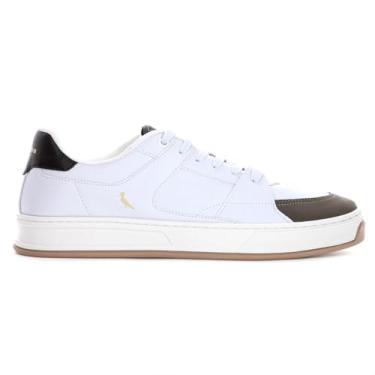 Imagem de Tênis Reserva Roma Branco Preto e Marrom - Masculino - 41 - Branco