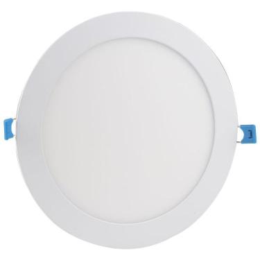 Imagem de Luminaria Plafon 18w LED Embutir Redonda Branco Quente - Ledsafe