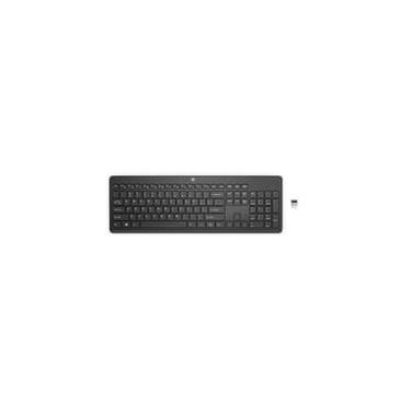 Imagem de Teclado sem Fio HP 230, Design Elegante, Receptor USB Wireless, Layout BR, Preto - 3L1E7AA#AC4