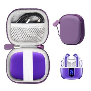 Imagem de Capa CaseSack para fones de ouvido Bluetooth TAGRY X08 (violeta)