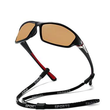 Imagem de willochra Óculos de sol de leitura polarizados com lentes completas para homens e mulheres, ciclismo, condução, esportes (vermelho, marrom, 2,5, x)