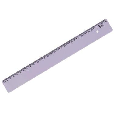 Imagem de Regua 30 Cm Lilas Pastel Waleu