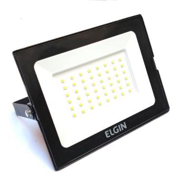 Imagem de Refletor Led 6500k 50w Elgin Preto, Preto, Bivolt
