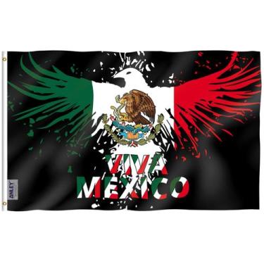 Imagem de Bandeira Anley Fly Breeze Viva Mexico 90x150cm Poliéster