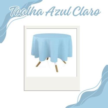Imagem de Toalha Mesas Lisa Festa Decoraçao Aniversario Eventos - crgfestas, Azu