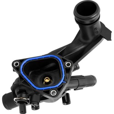 Imagem de Conjunto de carcaça do termostato de refrigeração do motor compatível com Mini Cooper 2011-2016, Cooper Countryman 2011-2017, Cooper Paceman 2013-2016, 1.6L, Substituir para #902-5188, 11537647305