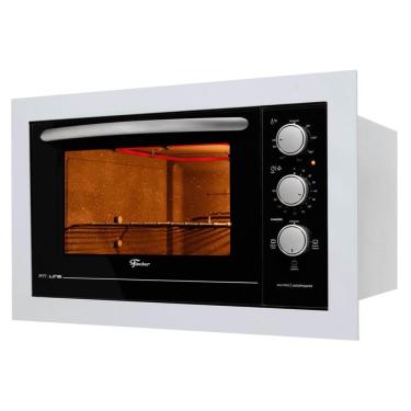 Imagem de Forno Elétrico Fischer Fit Line Embutir 48 Litros 127V Branco Autolimpante 34493(95483)