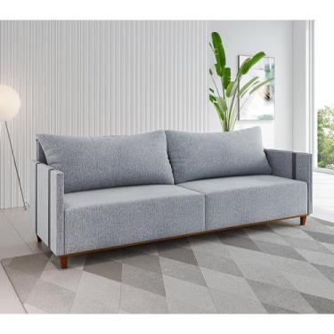 Imagem de Sofá living 3 lugares 2m linho louis - Viero