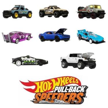 Imagem de Hot Wheels Pull-Back Speeders Surpresa, Mattel HPR70