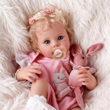 Imagem de Boneca Reborn BABESIDE Bettie 48 cm com caixa de presente para criança