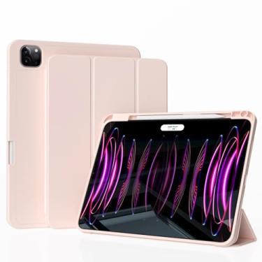 Imagem de Capa Anti Impacto Compatível Para iPad Air De 13 Polegadas Chip M3 E M2 (Rosa)