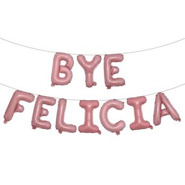 Imagem de Bye Felicia Decorações para Despedida, Colega Deixando, Moving Away, Goodbye Party - We Will Miss You Bon Voyage Going Away Balões Banner (BYE FELICIA Pink)