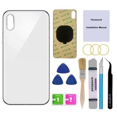 Imagem de Substituição de vidro traseiro Perzework OEM para iPhone X 5,8"