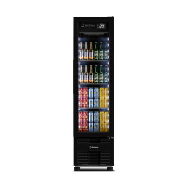 Imagem de Cervejeira Imbera 244 Litros Porta de Vidro FULL BLACK CCV144 127v