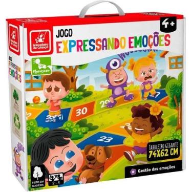 Imagem de Jogo Educativo Infantil Expressando Emoções Sentimentos Brinquedo Em M