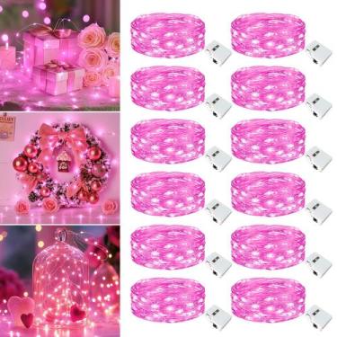 Imagem de Fairy Lights Fairdeer 20 LED de 7 pés operado por bateria, pacote com 