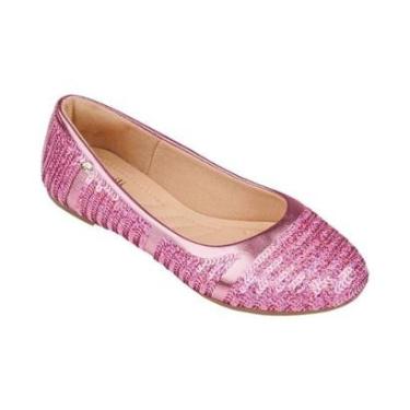 Imagem de Sapatilha Infantil Pampili Super Fofura Paetê Rosa 295.358-Feminino