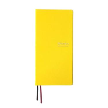 Imagem de Agenda semanal sem data, organizador de bolso, agenda, agenda, bloco de notas A6 (amarelo)