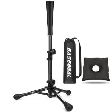 Imagem de BaseGoal Camiseta de beisebol para crianças, camiseta de rebatida, camiseta de softball, camiseta jovem, camiseta de Teeball, camiseta de viagem, altura fácil ajustável e bolsa de transporte