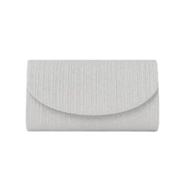 Imagem de Bolsa Carteira Clutch Festa Glitter Casamento Feminina Luxo Madrinha Evento Formatura