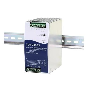Imagem de Trilho DIN industrial trifásico trifásico TDR-240-24V 10A 240W TDR-240