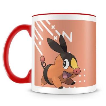 Imagem de Caneca Pokémon Tepig Personalizada de Porcelana - Mod.2 - Amo Canecas
