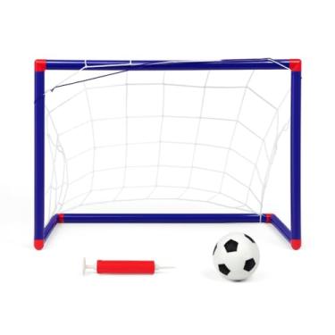 Imagem de Trave de Futebol Brinquedo com Bola - Azul