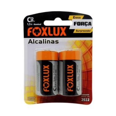 Imagem de Pilha Alcalina Media C Blister Com 2 - Foxlux