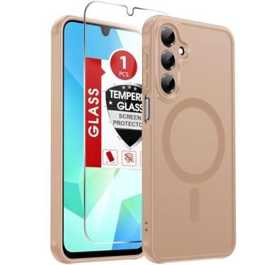 Imagem de LeYi Capa compatível com Galaxy J7 Prime (não serve para J7 2018) J7 Sky Pro/J7 VGlitter com protetor de tela de vidro [2 unidades], capa de celular híbrida brilhante para Samsung J7 2017 TP ouro rosa