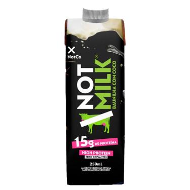 Imagem de Not High Protein Baunilha com Coco Bebida à Base de Plantas 250ml