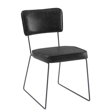 Imagem de Cadeira para Sala de Jantar Aço Roma Preto