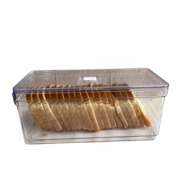 Imagem de Porta Pão de Forma em Acrílico Transparente com Tampa(Pão de Forma)
