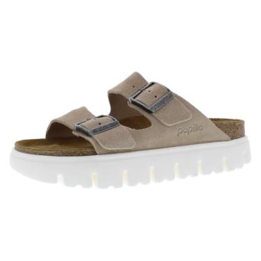 Imagem de Birkenstock Sandália feminina Arizona grossa, Areia quente, 9-9.5 Narrow