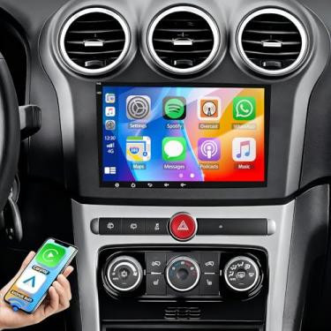 Imagem de Atualização estéreo para Android 13 para Chevrolet Chevy Captiva Sport 2012-2015 com tela sensível ao toque de 2012-2015 GPS Navi Head Unit Radio 2 Din estéreo para carro com carplay sem fio Android