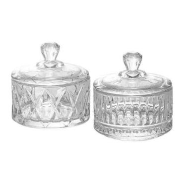 Imagem de Potiche Sortido 6,5x6,5x7 cm Cristal Ecológico Lyor