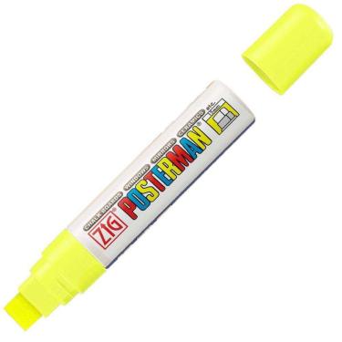 Imagem de Caneta Marcador Zig Posterman Big Broad Pma-120 Fluor Yellow
