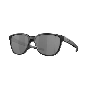 Imagem de Oakley Pacote de óculos de sol OO9250: Atuador 925002 OO 925002 preto fosco Prizm Bla e kit de acessórios de correia preta pequena